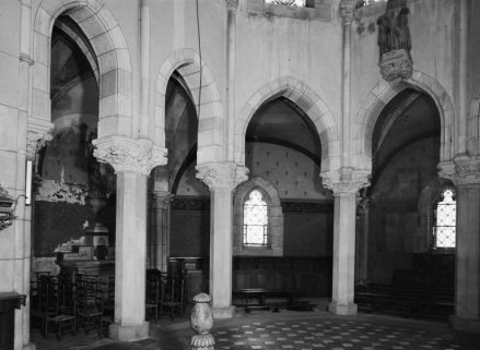 Vue du rond-point du choeur. © Région Bourgogne-Franche-Comté, Inventaire du patrimoine
