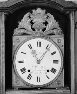 Détail du cadran. © Région Bourgogne-Franche-Comté, Inventaire du patrimoine