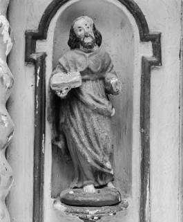 Détail : saint Pierre. © Région Bourgogne-Franche-Comté, Inventaire du patrimoine