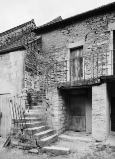Vue d'ensemble de la maison sise parcelle 1313, section D7 du cadastre de 1940. © Région Bourgogne-Franche-Comté, Inventaire du patrimoine