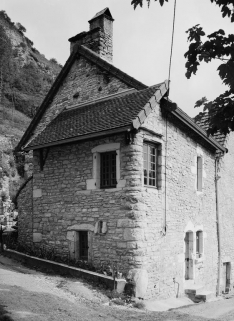 Vue générale de la maison sise parcelle 1466, section D7 du cadastre de 1940. © Région Bourgogne-Franche-Comté, Inventaire du patrimoine