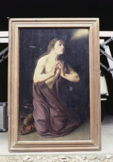 Panneau droit : sainte Marguerite. © Région Bourgogne-Franche-Comté, Inventaire du patrimoine