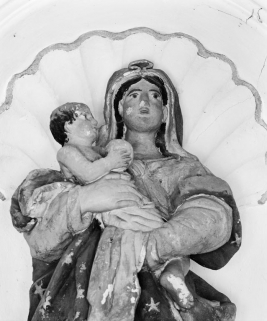 Détail du buste. © Région Bourgogne-Franche-Comté, Inventaire du patrimoine