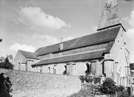 Elévation latérale gauche, vue prise de 3/4 droit. © Région Bourgogne-Franche-Comté, Inventaire du patrimoine