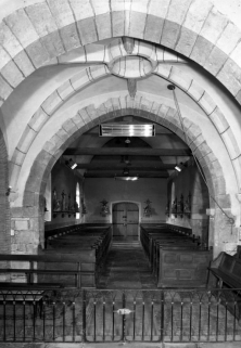 Vue intérieure prise du choeur © Région Bourgogne-Franche-Comté, Inventaire du patrimoine