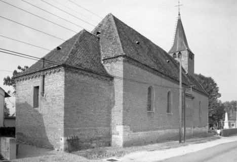 Chevet et élévation gauche © Région Bourgogne-Franche-Comté, Inventaire du patrimoine