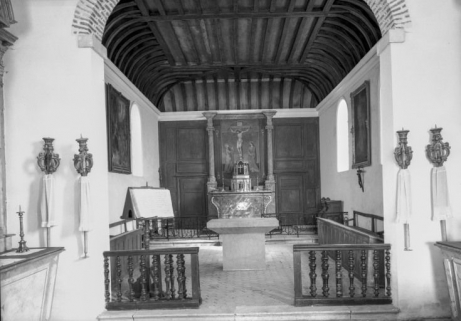 Vue du choeur prise de la nef © Région Bourgogne-Franche-Comté, Inventaire du patrimoine