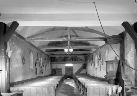 Vue intérieure prise du choeur © Région Bourgogne-Franche-Comté, Inventaire du patrimoine