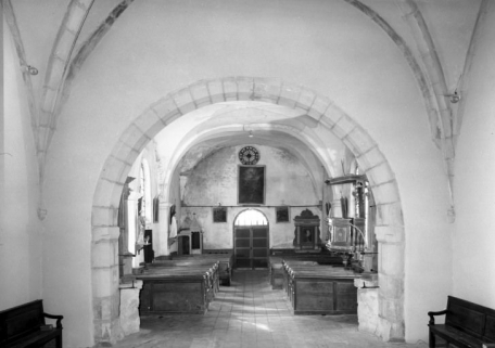 Vue intérieure prise du choeur © Région Bourgogne-Franche-Comté, Inventaire du patrimoine