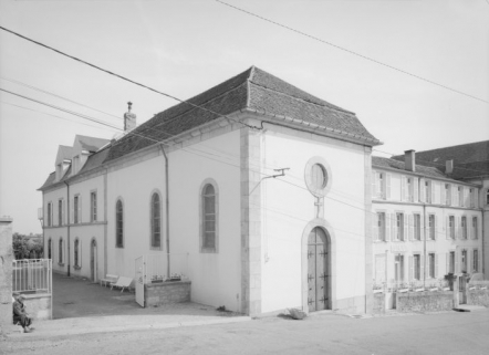 Vue sur la chapelle. © Région Bourgogne-Franche-Comté, Inventaire du patrimoine