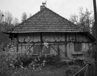 Elévation latérale droite. © Région Bourgogne-Franche-Comté, Inventaire du patrimoine