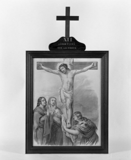 Jésus élevé sur la croix © Région Bourgogne-Franche-Comté, Inventaire du patrimoine