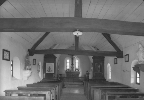 Vue intérieure prise de l'entrée © Région Bourgogne-Franche-Comté, Inventaire du patrimoine