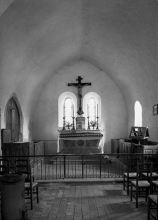 Choeur, vue prise de la nef © Région Bourgogne-Franche-Comté, Inventaire du patrimoine