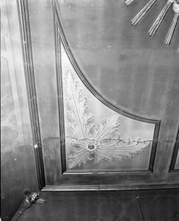 Chapelle, plafond, détail d'un écoinçon © Région Bourgogne-Franche-Comté, Inventaire du patrimoine