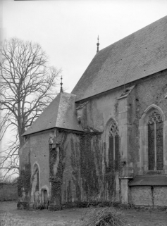Chapelle de l'ancien château, élévation gauche. © Région Bourgogne-Franche-Comté, Inventaire du patrimoine