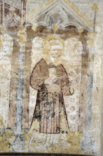 Mur Nord : saint Laurent. © Région Bourgogne-Franche-Comté, Inventaire du patrimoine