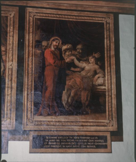 Résurrection de la fille de Jaïre. © Région Bourgogne-Franche-Comté, Inventaire du patrimoine