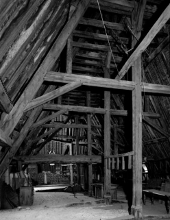 Grande aile sur cour : vue d'ensemble du comble Saint-Nicolas. © Région Bourgogne-Franche-Comté, Inventaire du patrimoine