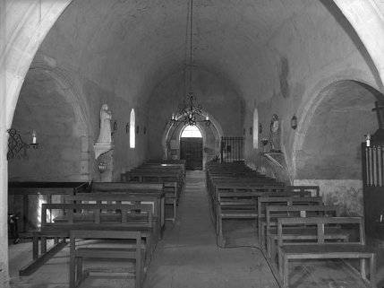 Vue intérieure prise du choeur. © Région Bourgogne-Franche-Comté, Inventaire du patrimoine