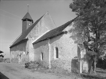Elévation droite et abside. © Région Bourgogne-Franche-Comté, Inventaire du patrimoine