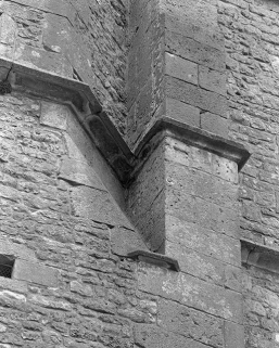 Tourelle d'escalier du clocher, détail. © Région Bourgogne-Franche-Comté, Inventaire du patrimoine