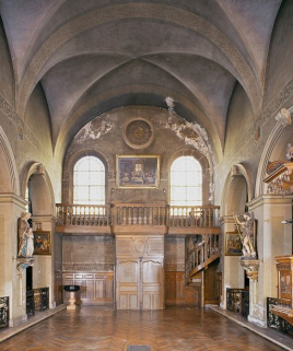 Nef, vaisseau central, vue prise du choeur. © Région Bourgogne-Franche-Comté, Inventaire du patrimoine