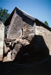 Salle voûtée : élévation sud. © Région Bourgogne-Franche-Comté, Inventaire du patrimoine