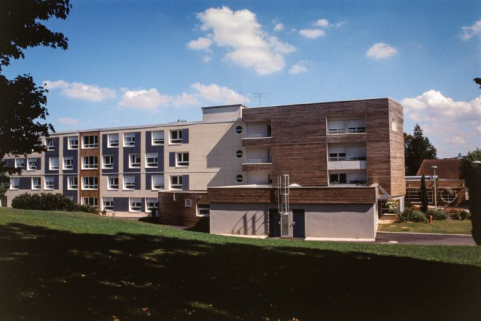 Maison de retraite, élévation latérale. © Région Bourgogne-Franche-Comté, Inventaire du patrimoine