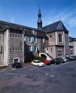 Façade postérieure : chevet de la chapelle. © Région Bourgogne-Franche-Comté, Inventaire du patrimoine