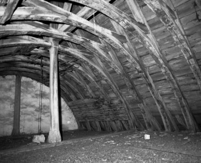 Comble du choeur, partie droite. © Région Bourgogne-Franche-Comté, Inventaire du patrimoine