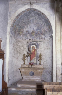 Absidiole du bas-côté gauche. © Région Bourgogne-Franche-Comté, Inventaire du patrimoine