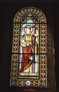 Baie 16 : sainte Hélène. © Région Bourgogne-Franche-Comté, Inventaire du patrimoine