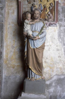 Saint Joseph et l'Enfant. © Région Bourgogne-Franche-Comté, Inventaire du patrimoine