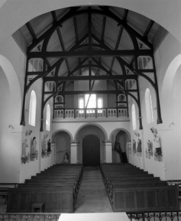 Vue d'ensemble prise du choeur. © Région Bourgogne-Franche-Comté, Inventaire du patrimoine
