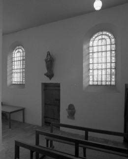 Chapelle droite, mur droit. © Région Bourgogne-Franche-Comté, Inventaire du patrimoine