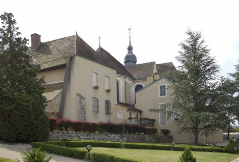 Bâtiment de la communauté des soeurs (au nord de la chapelle), mur latéral droit. © Région Bourgogne-Franche-Comté, Inventaire du patrimoine
