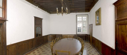 Bâtiment de la communauté des soeurs : réfectoire. © Région Bourgogne-Franche-Comté, Inventaire du patrimoine