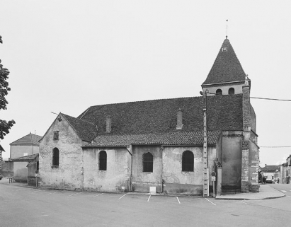 Elévation gauche. © Région Bourgogne-Franche-Comté, Inventaire du patrimoine