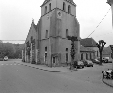Façade et élévation droite. © Région Bourgogne-Franche-Comté, Inventaire du patrimoine