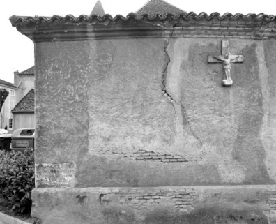 Sacristie, mur postérieur. © Région Bourgogne-Franche-Comté, Inventaire du patrimoine