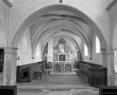 Vue rapprochée du choeur. © Région Bourgogne-Franche-Comté, Inventaire du patrimoine