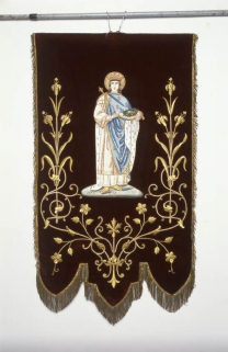 Bannière de saint Louis © Région Bourgogne-Franche-Comté, Inventaire du patrimoine