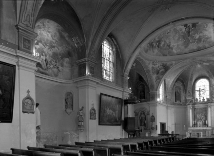 Intérieur, vue d'ensemble de trois-quarts gauche. © Région Bourgogne-Franche-Comté, Inventaire du patrimoine