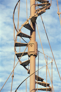 Détail de l'escalier. © Région Bourgogne-Franche-Comté, Inventaire du patrimoine