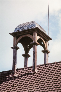 Détail du campanile. © Région Bourgogne-Franche-Comté, Inventaire du patrimoine