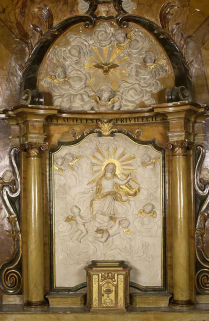 Détail du retable © Région Bourgogne-Franche-Comté, Inventaire du patrimoine