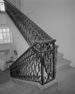 Vue d'ensemble de l'escalier. © Région Bourgogne-Franche-Comté, Inventaire du patrimoine