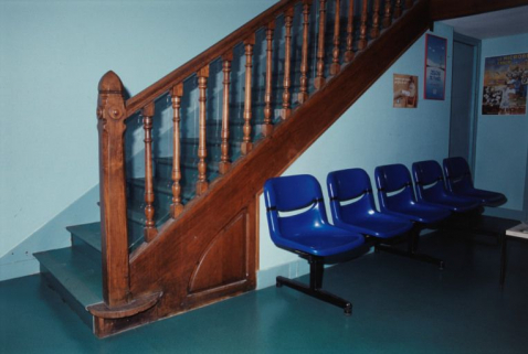 Escalier du vestibule. © Région Bourgogne-Franche-Comté, Inventaire du patrimoine