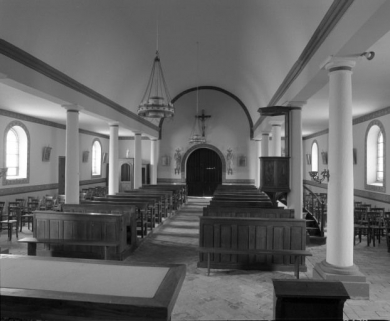 Vue d'ensemble prise du choeur. © Région Bourgogne-Franche-Comté, Inventaire du patrimoine